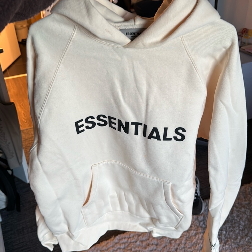 Essentials hoodie lightly lightly worn